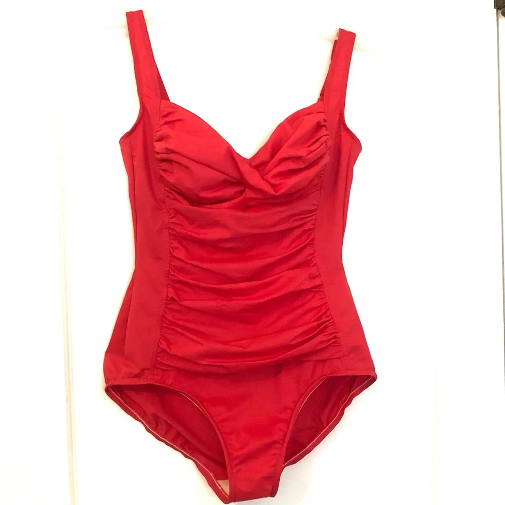 TrimShaper Avery Tummy Control Suit sz 10 - Picture 3 of 11